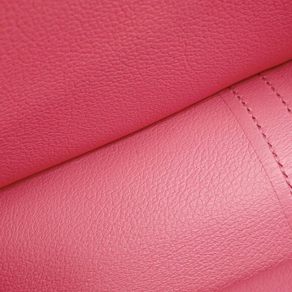 HERMES Halzan Size 25 Evercolor Rose Azalee - Picture 8 of 11